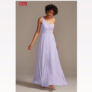 David’s Bridal Bridesmaid dress: style # F20062, size 6, color  iris.